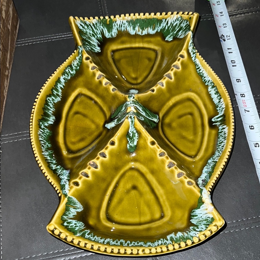 Gorgeous MCM vintage ashtray dish tray